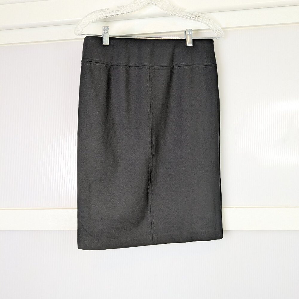 Philosophy Republic Clothing Black Pencil Skirt Size 6 Stretch Office Back Zip